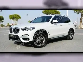 BMW  X-Series  X3  2018  Automatic  54,000 Km  4 Cylinder  Four Wheel Drive (4WD)  SUV  White  With Warranty