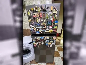 LG  Top Freezer Refrigerator  - Black Stainless