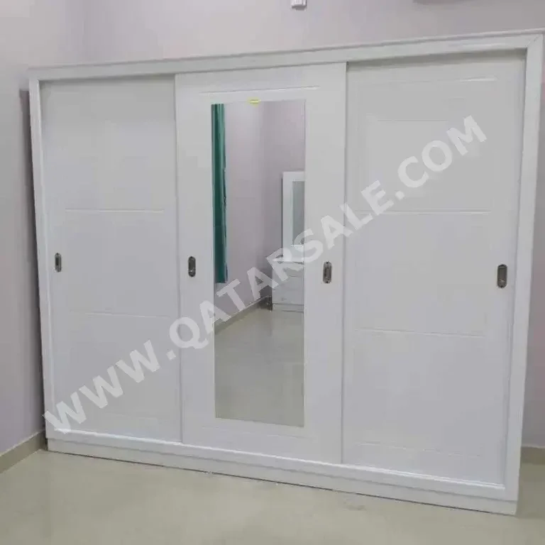 Wardrobes & Dressers Doha Furniture White Qatar 2022 Sliding Door 3