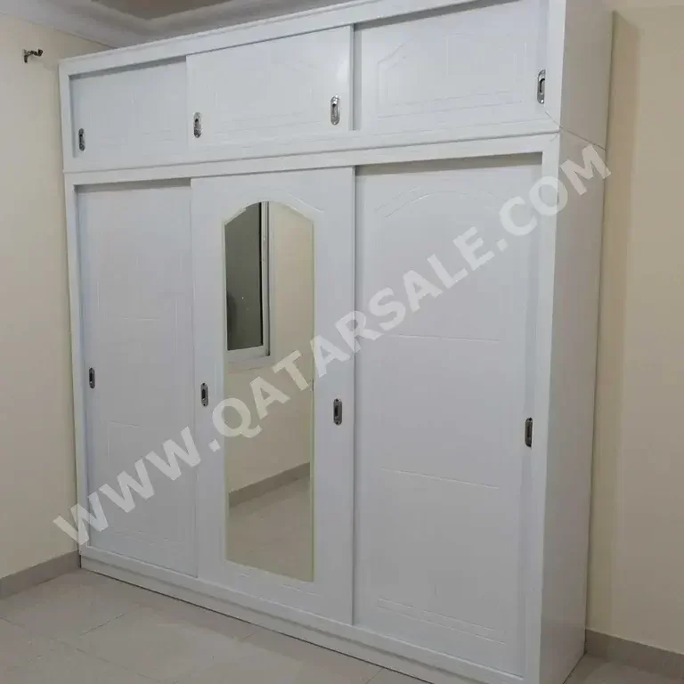 Wardrobes & Dressers Doha Furniture White Qatar 2022 Sliding Door 3
