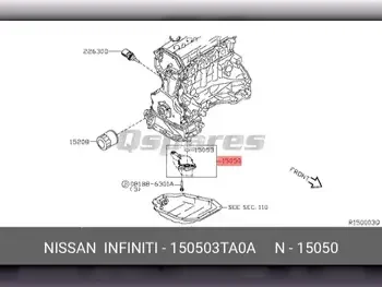 Car Parts - Nissan  Altima  - Engine & Engine Parts  -Part Number: 150503TA0A