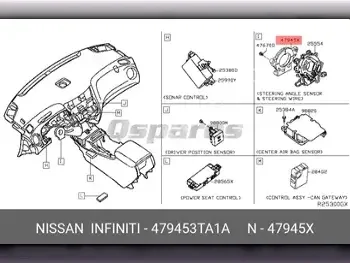 Car Parts - Nissan  Altima  - Electric Parts  -Part Number: 479453TA1A