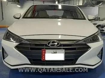 Hyundai  Elantra  Sedan  White  2019