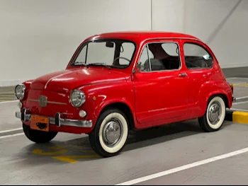 Fiat  C 600  Classic  1963  Manual  90,000 Km  4 Cylinder  Front Wheel Drive (FWD)  Hatchback  Red