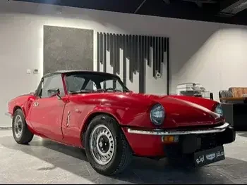 Triumph  Spitfire  1981  Manual  999,999 Km  6 Cylinder  Rear Wheel Drive (RWD)  Classic  Red  With Warranty