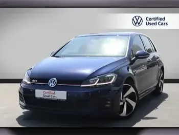 Volkswagen  Golf  GTI  2019  Automatic  47,000 Km  4 Cylinder  Front Wheel Drive (FWD)  Hatchback  Blue  With Warranty