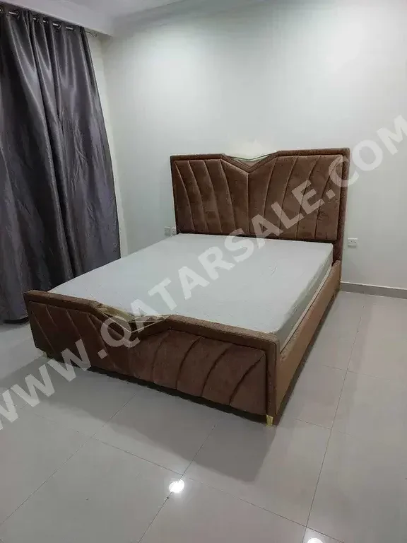 Beds - Pan Emirates  - King  - Brown  - Mattress Included