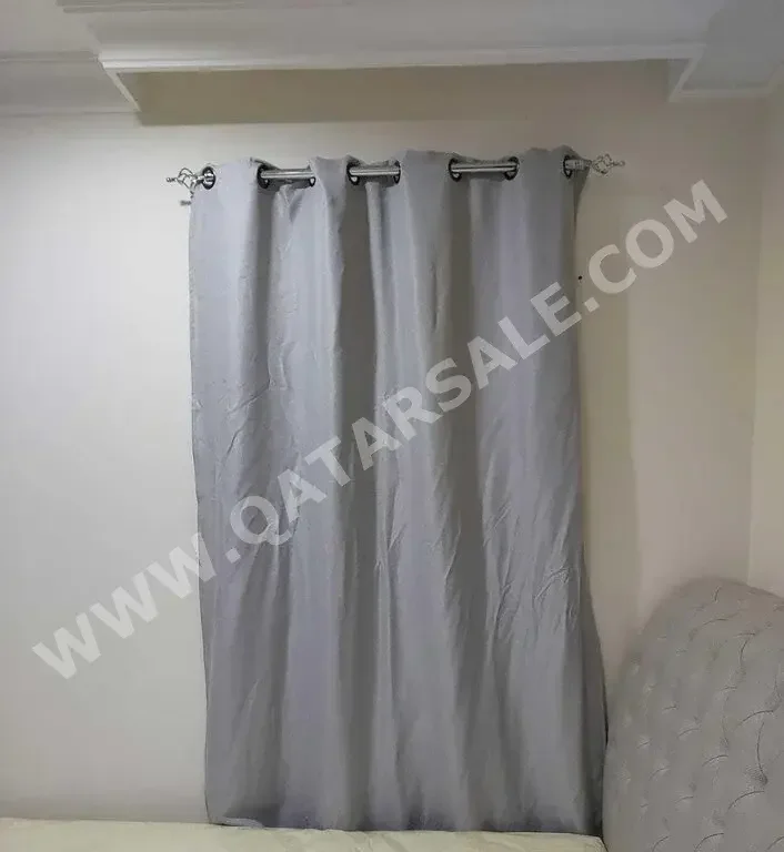 Curtains & Blinds Price Per Unit  Gray  Light-Filtering  Solid color  1  150 CM  236 CM