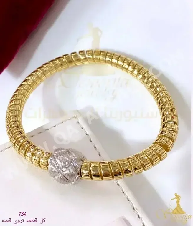 Gold Bracelet  Italy  Woman  By Weight  28.76 Gram  Yellow Gold  18k