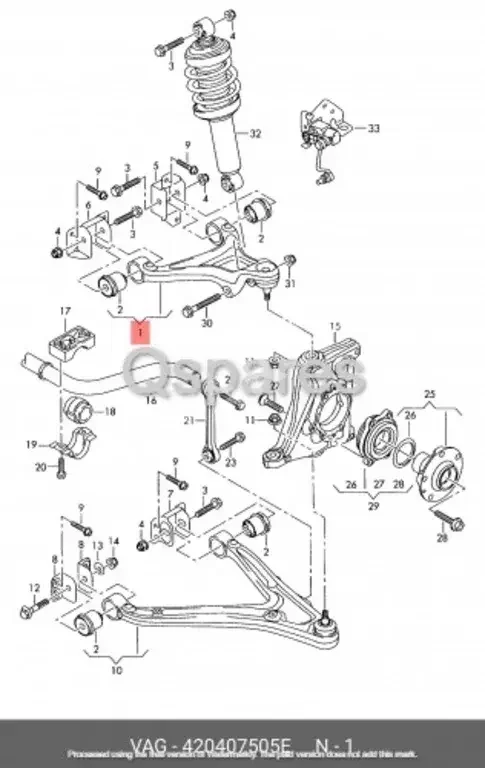 Car Parts - Audi  R8  - Body Parts & Mirrors  -Part Number: 420407505E