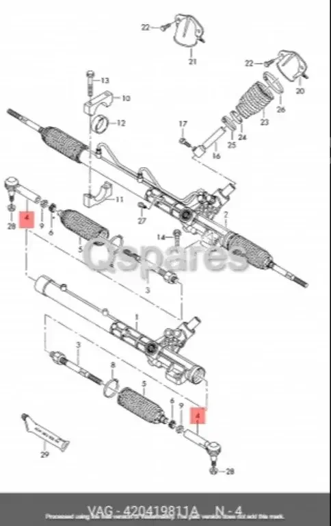 Car Parts - Audi  R8  - Steering and Suspension  -Part Number: 420419811A