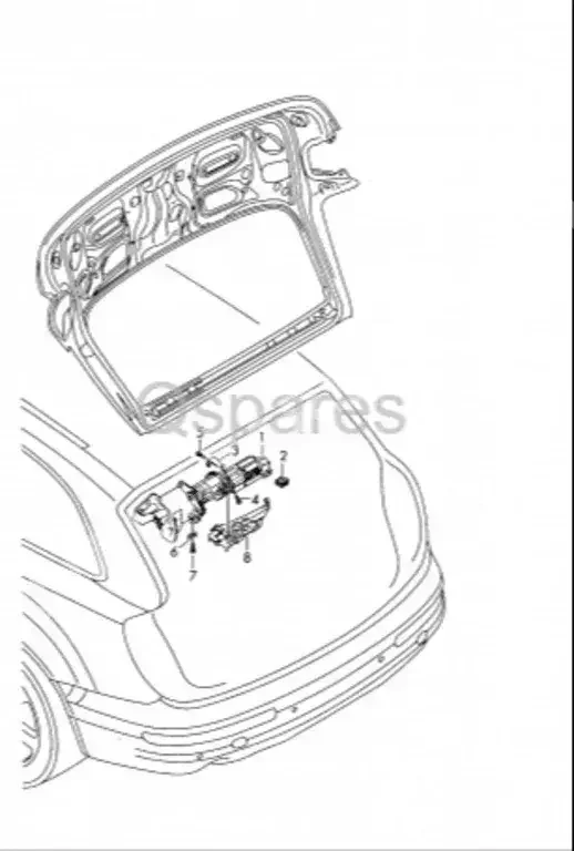 Car Parts - Audi  Q7  - Body Parts & Mirrors  -Part Number: 4L0827851B