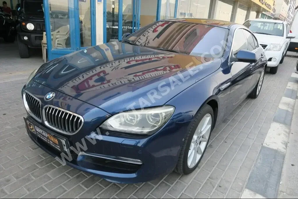 BMW  6-Series  640i  2013  Automatic  163,000 Km  6 Cylinder  Rear Wheel Drive (RWD)  Sedan  Blue  With Warranty