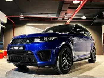 Land Rover  Range Rover  Sport SVR  2015  Automatic  229,000 Km  8 Cylinder  Four Wheel Drive (4WD)  SUV  Blue  With Warranty