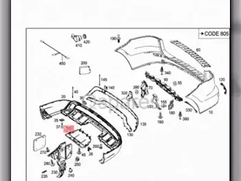 Car Parts - Mercedes-Benz  GLE  - Filters & Caps  -Part Number: A1668852324