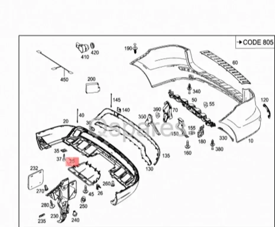 Car Parts - Mercedes-Benz  GLE  - Filters & Caps  -Part Number: A1668852324