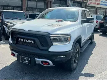Dodge  Ram  Rebel  2019  Automatic  44,000 Km  8 Cylinder  Four Wheel Drive (4WD)  Pick Up  White  With Warranty