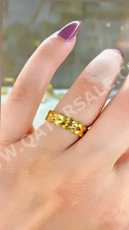 Gold Woman  Ring  By Item ( Designers )  Turkey  Yellow Gold  21k