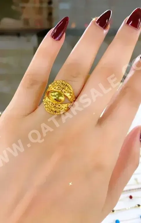 Gold Ring  Turkey  Woman  By Item ( Designers )  Yellow Gold  21k