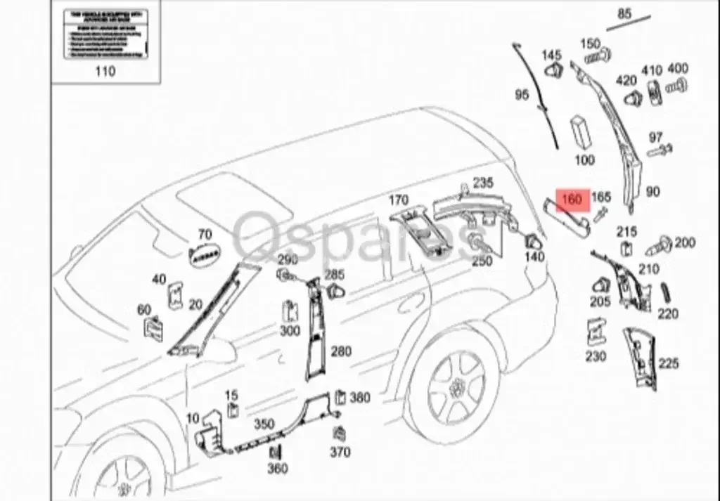 Car Parts - Mercedes-Benz  GL-Class  - Filters & Caps  -Part Number: A16469312339051