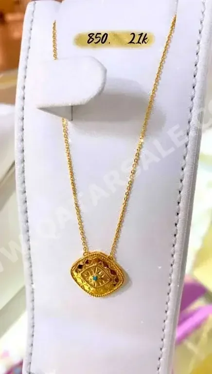 Gold Necklace  Turkey  Woman  By Item ( Designers )  Yellow Gold  21k