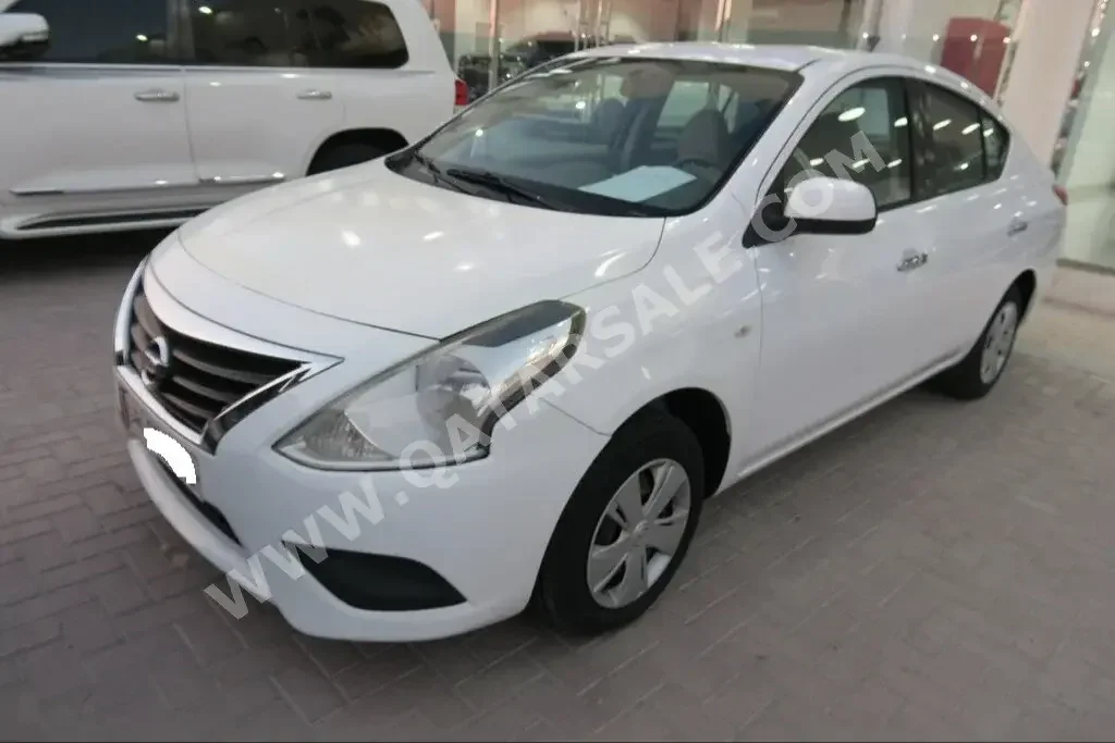 Nissan  Sunny  2019  Automatic  118,000 Km  4 Cylinder  Front Wheel Drive (FWD)  Sedan  White  With Warranty