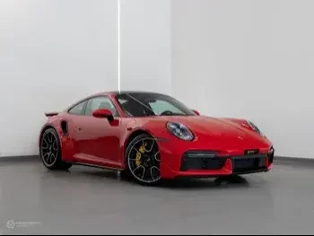  Porsche  911  Turbo S  2023  Automatic  4,900 Km  6 Cylinder  Rear Wheel Drive (RWD)  Coupe / Sport  Red  With Warranty
