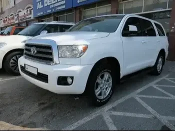 Toyota  Sequoia  2016  Automatic  185,000 Km  8 Cylinder  Four Wheel Drive (4WD)  SUV  White  With Warranty