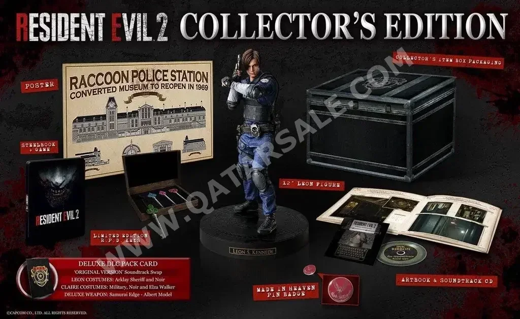 Resident Evil 2 Collector's Edition  - PlayStation 4  Video Games CDs