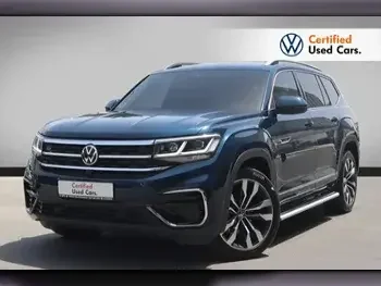 Volkswagen  Teramont  R Line  2022  Automatic  13,000 Km  6 Cylinder  All Wheel Drive (AWD)  SUV  Blue  With Warranty