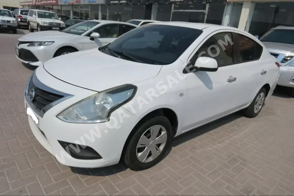 Nissan  Sunny  2019  Automatic  121,000 Km  4 Cylinder  Front Wheel Drive (FWD)  Sedan  White