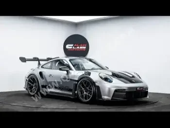 Porsche  911  GT3 RS  2023  Automatic  1,154 Km  6 Cylinder  Rear Wheel Drive (RWD)  Coupe / Sport  Silver and Black  With Warranty