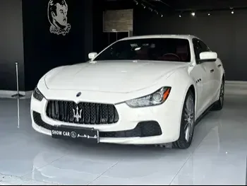 Maserati  Ghibli  2014  Automatic  85,000 Km  6 Cylinder  Rear Wheel Drive (RWD)  Sedan  White