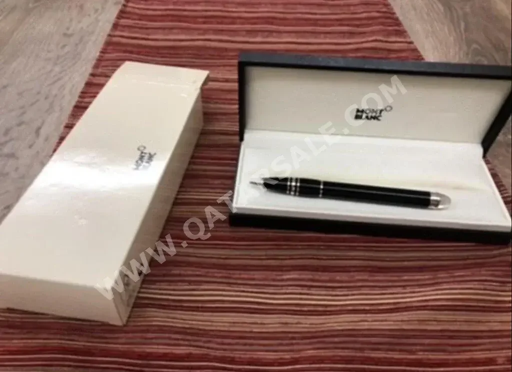 MONTBLANC  Black and Silver -  Year 2023  Ballpoint Pen