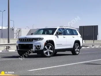 Jeep  Cherokee  Limited  2021  Automatic  64,000 Km  6 Cylinder  Four Wheel Drive (4WD)  SUV  White  With Warranty