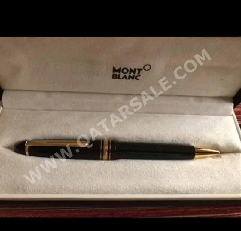 MONTBLANC  Black and Gold -  Year 2023  Ballpoint Pen