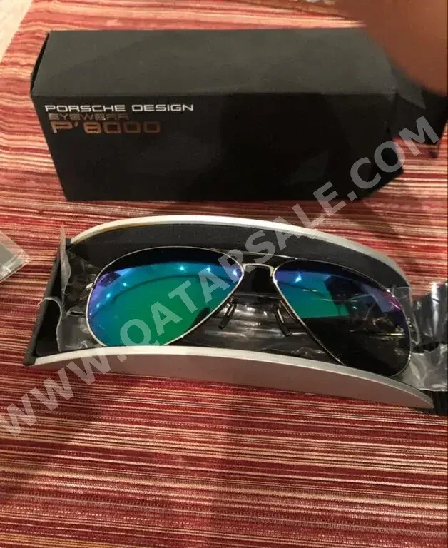 Porsche Design  Sunglasses  Gray  Aviator  Single Vision  Germany  Warranty  for Men