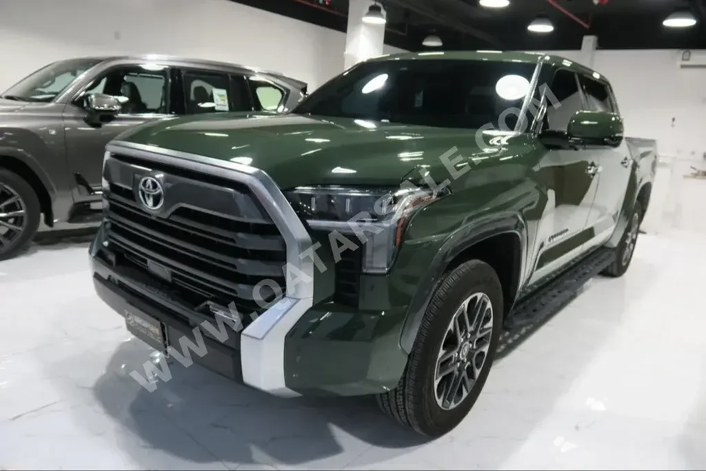 Toyota  Tundra  Limited  2022  Automatic  5,000 Km  6 Cylinder  Four Wheel Drive (4WD)  Pick Up  Green  With Warranty