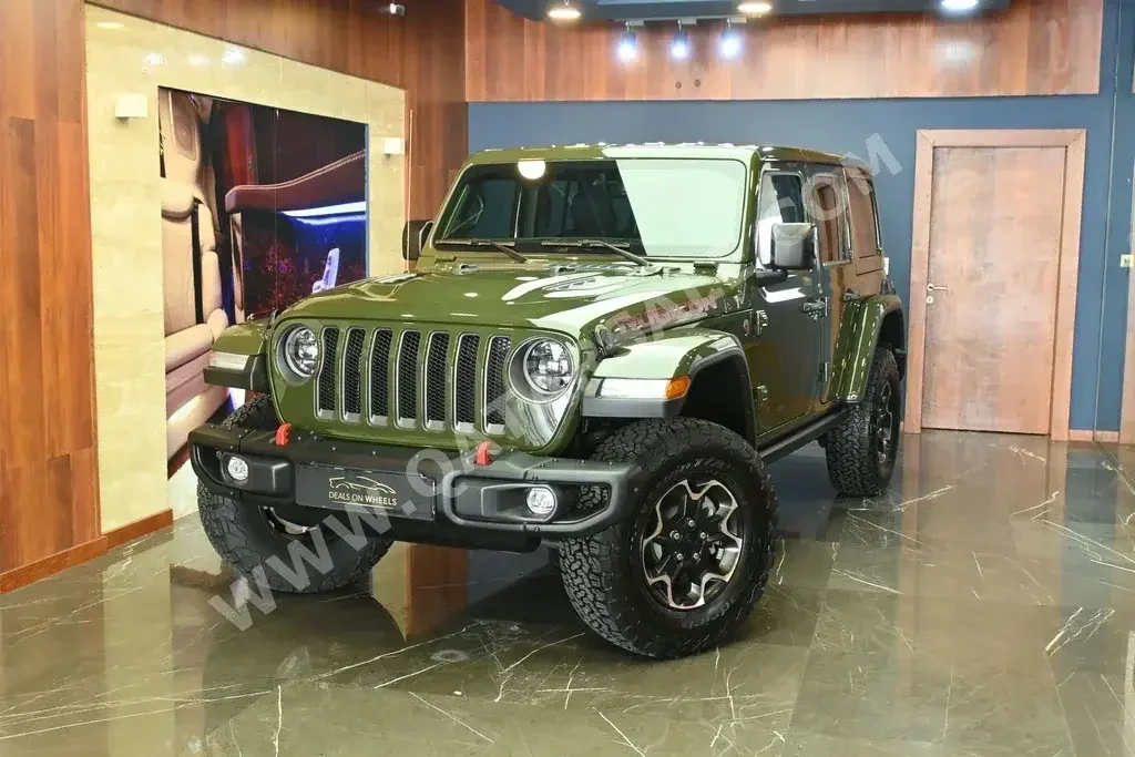 Jeep  Wrangler  Rubicon  2023  Automatic  0 Km  6 Cylinder  Four Wheel Drive (4WD)  SUV  Green  With Warranty