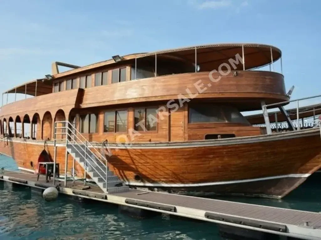 Wooden Boat Sanbuk  Qassel Al Bahar Length 68 ft  Brown  2015  1  Doosan  400