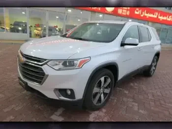 Chevrolet  Traverse  LS  2019  Automatic  80,000 Km  8 Cylinder  Four Wheel Drive (4WD)  SUV  White