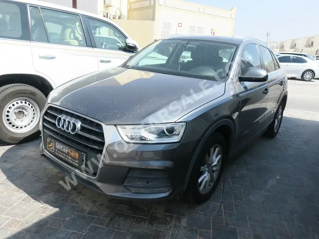  Audi  Q3  3.0 TFSI  2017  Automatic  10,000 Km  4 Cylinder  Front Wheel Drive (FWD)  SUV  Gray  With Warranty