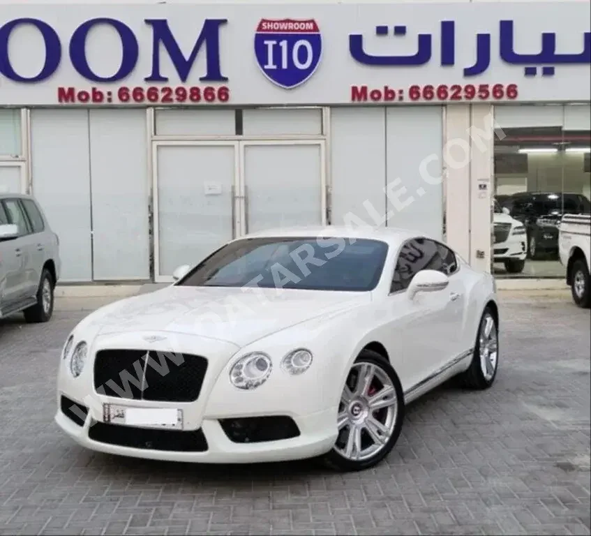 Bentley  Continental  GT  2014  Automatic  65,000 Km  8 Cylinder  Rear Wheel Drive (RWD)  Coupe / Sport  White