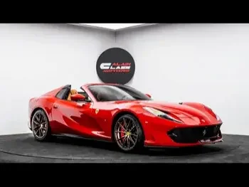 Ferrari  812  GTS  2021  Automatic  5,100 Km  12 Cylinder  Rear Wheel Drive (RWD)  Convertible  Red  With Warranty