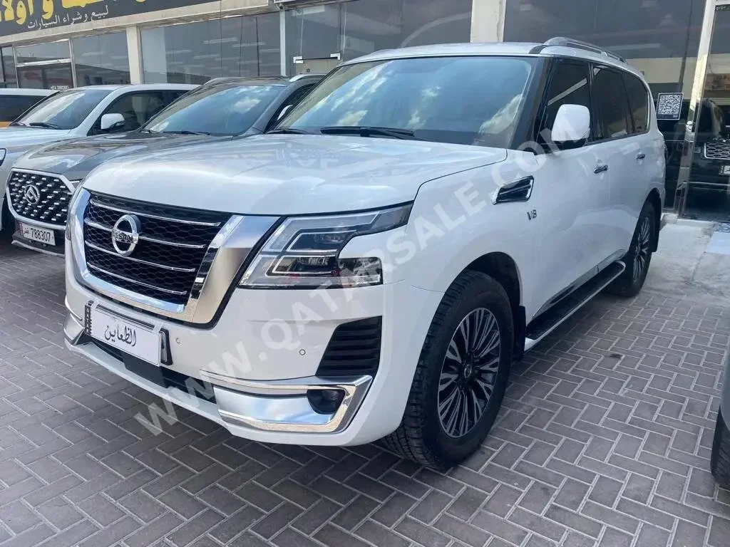 Nissan  Patrol  LE  2020  Automatic  55,000 Km  8 Cylinder  Four Wheel Drive (4WD)  SUV  White