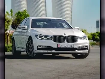 BMW  7-Series  750 Li  2018  Automatic  115,000 Km  8 Cylinder  Rear Wheel Drive (RWD)  Sedan  White