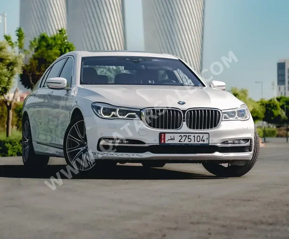 BMW  7-Series  750 Li  2018  Automatic  115,000 Km  8 Cylinder  Rear Wheel Drive (RWD)  Sedan  White