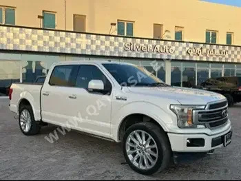 Ford  F  150 Limited  2018  Automatic  47,000 Km  6 Cylinder  Four Wheel Drive (4WD)  Pick Up  White  With Warranty