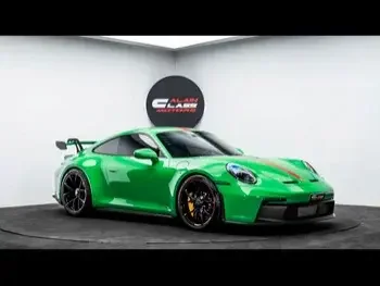 Porsche  911  GT3  2022  Automatic  9,663 Km  6 Cylinder  Rear Wheel Drive (RWD)  Coupe / Sport  Green  With Warranty