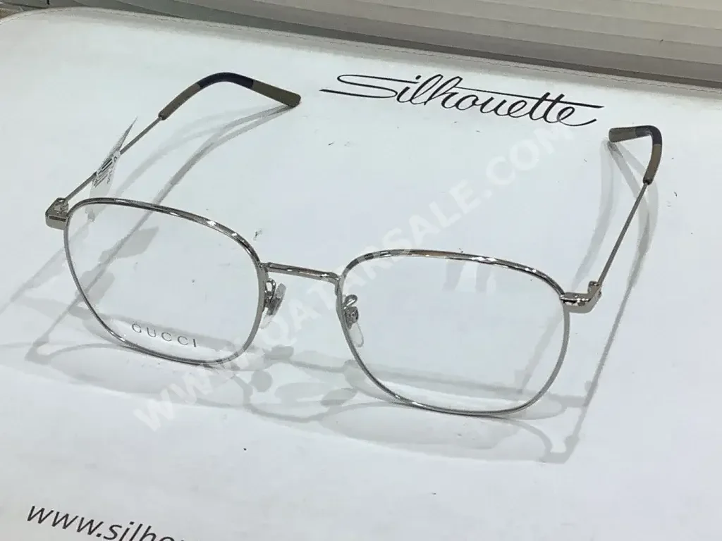 Gucci  Prescription Glasses  Gray  Warranty  for Men